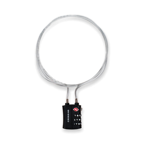 Crossing Ultra-Light TSA 3-Dial 1M Cable Lock